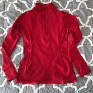 Athleta Red Long Sleeve XS